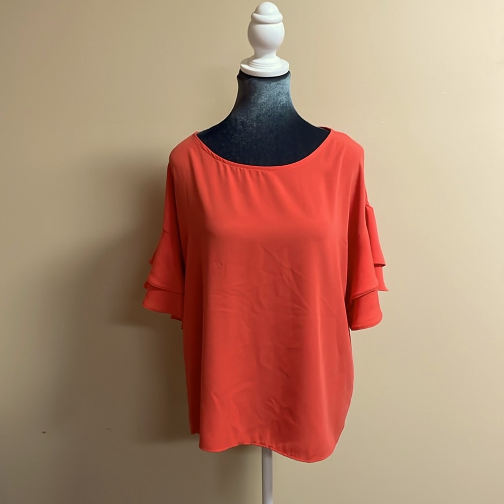 Women’s Bright Orange Everly Blouse